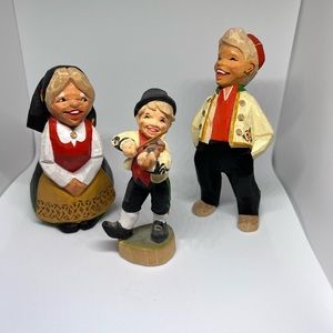 Henning Hand Carved Figurines from Norway